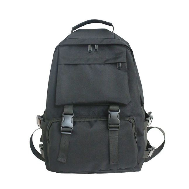 Balo đi học nam nữ basic 2 khóa mỗi bên A094