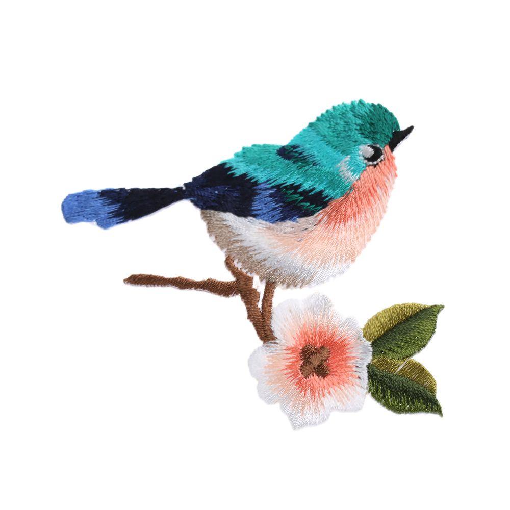 MIH Tranh Thêu Hoa Và Chim Thủ Công Mới