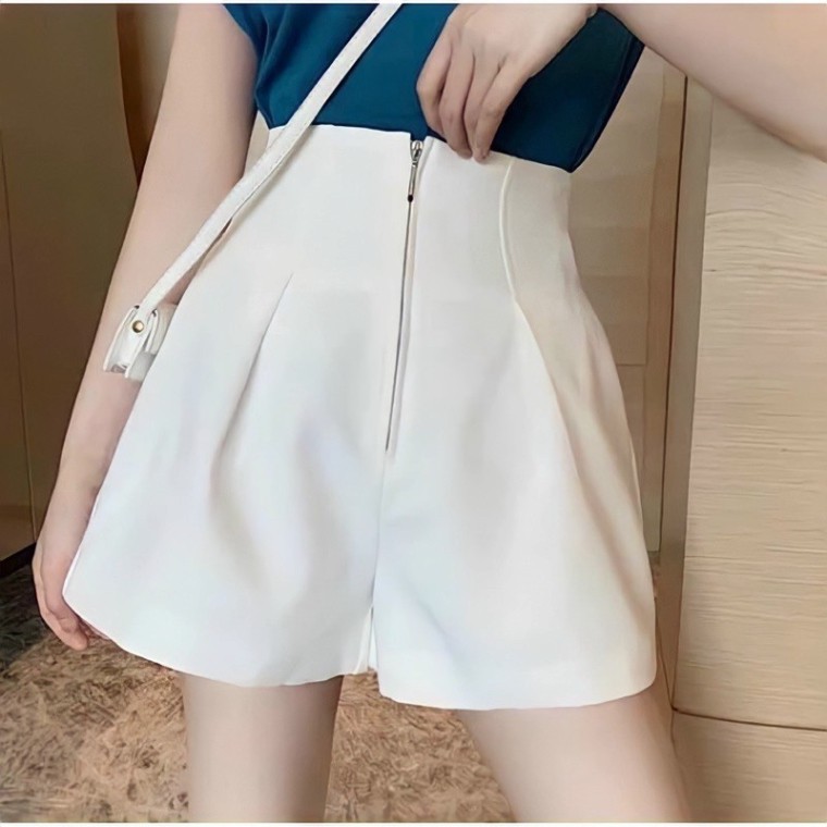 [AMANDA]QUẦN SHORT khoá trước cạp liền siêu hot-[AMANDA]