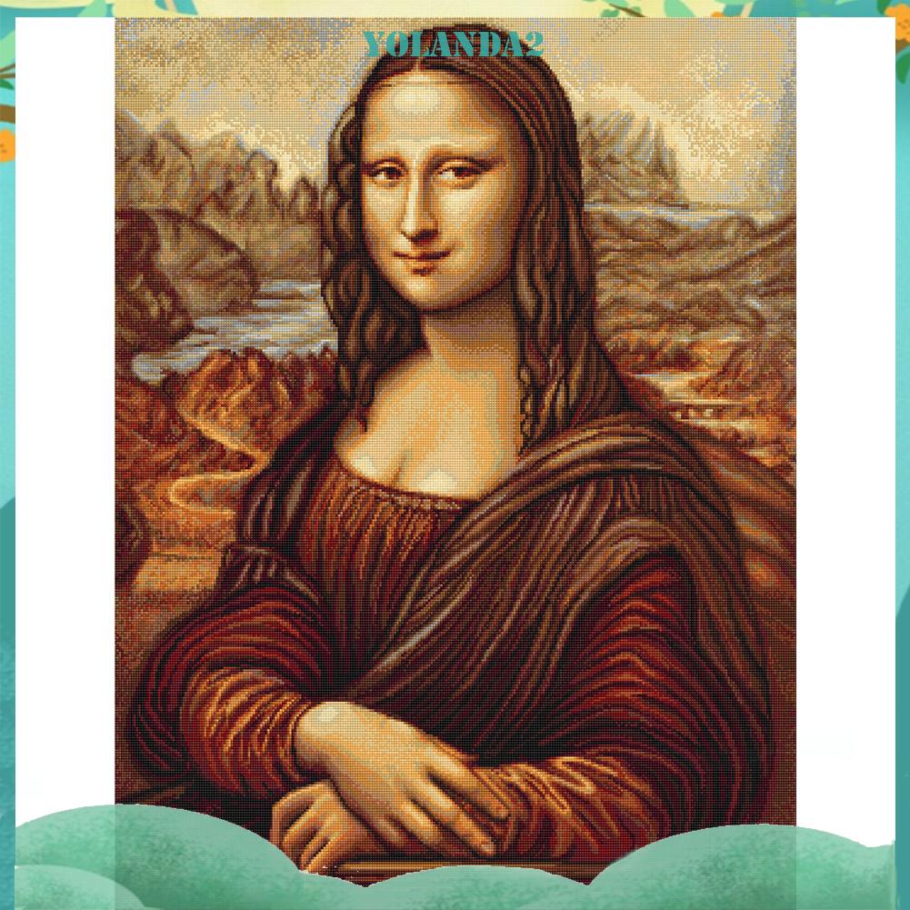 Bộ tranh thêu chữ thập hình Mona Lisa 11CT toàn bộ