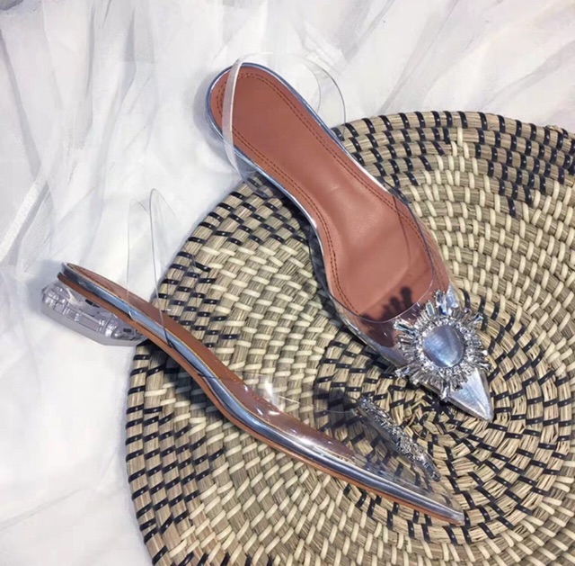 Giày búp bê hoa mặt trời gót 2p êm chân