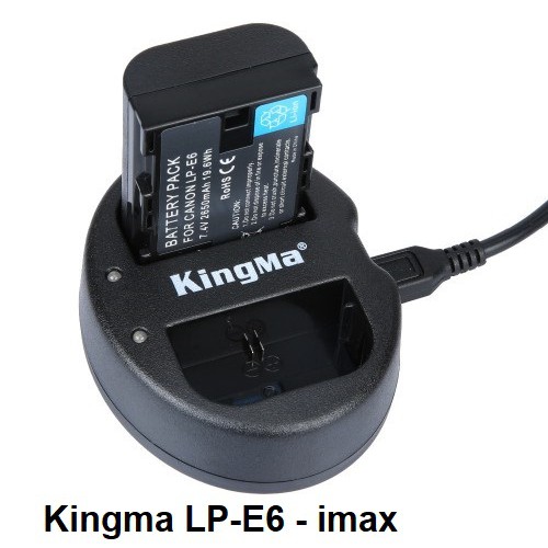 Sạc đôi Kingma LP-E6 Canon