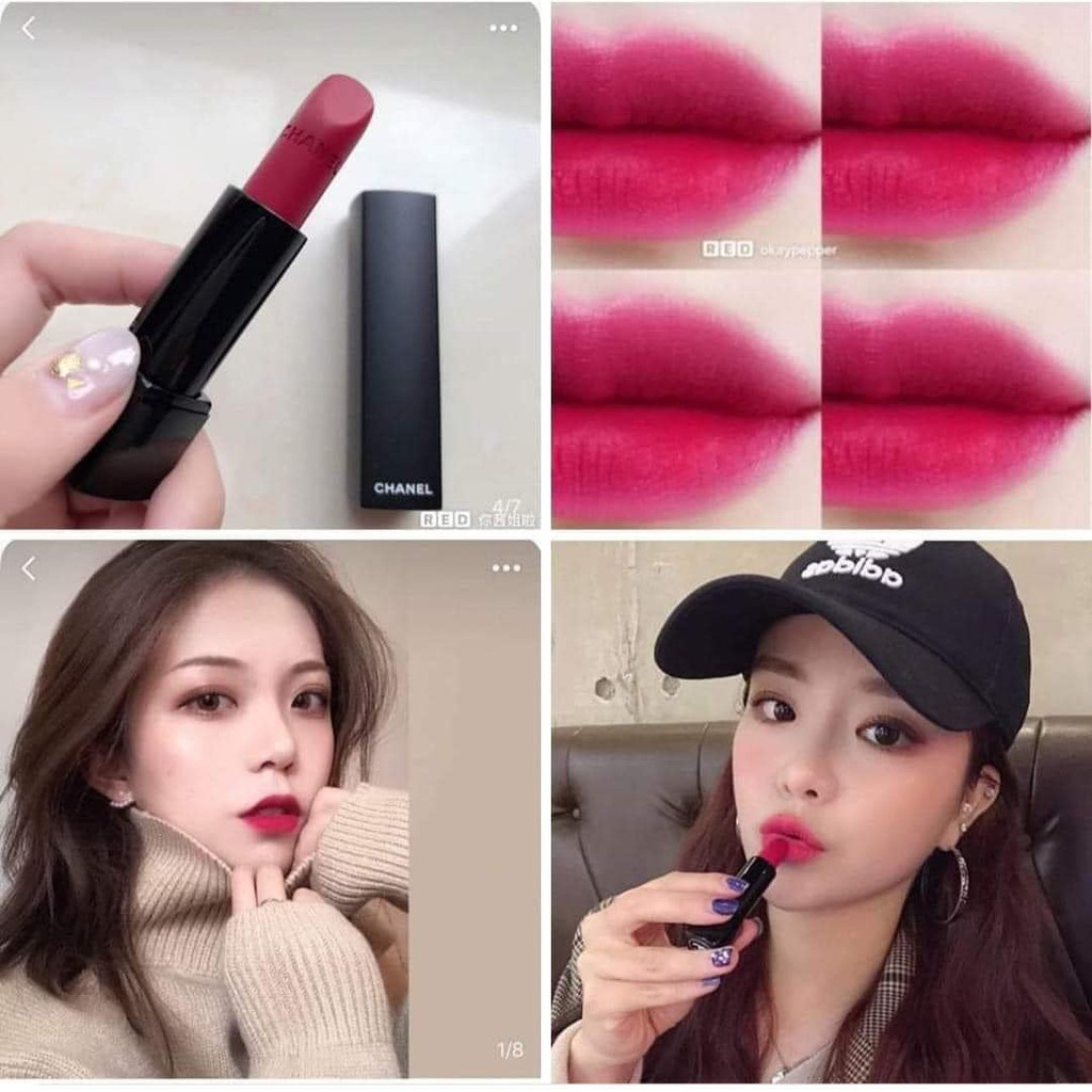 Sỉ son Son Lì Rouge Allure Velvet Extreme Màu 114 Eternel ( NEW) - đỏ mâm xôi