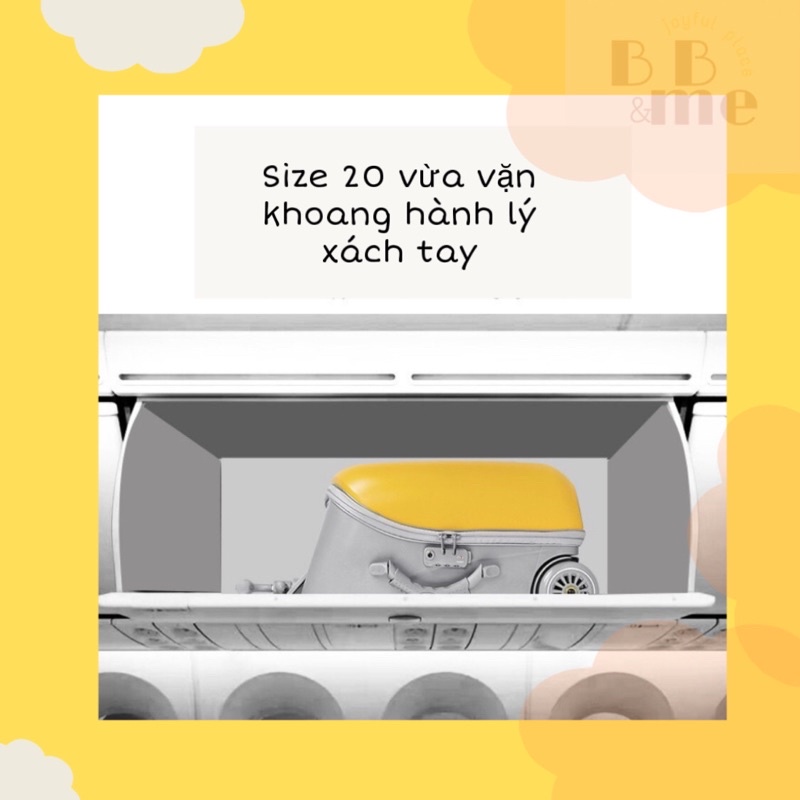 Vali xe đẩy 2in1, Vali xách tay du lịch size 20 chính hãng full phụ kiện TẶNG KÈM QUÀ HẤP DẪN