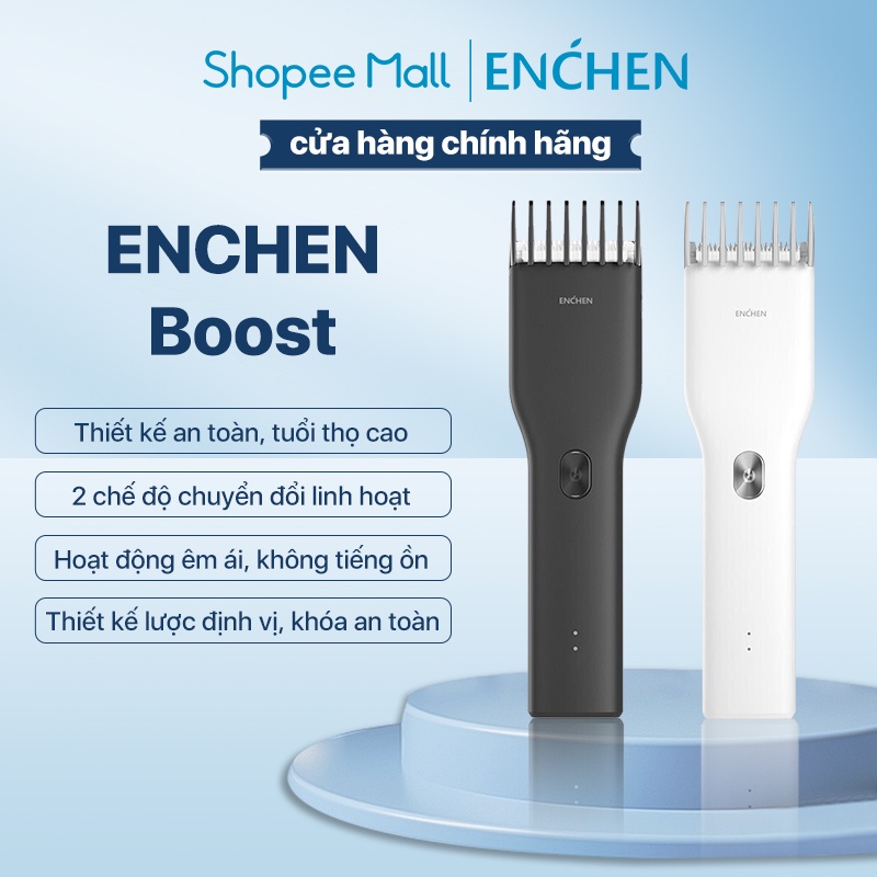 Mã INCU50 giảm 50K đơn 250K Tông đơ cắt tóc Enchen Boost thumbnail