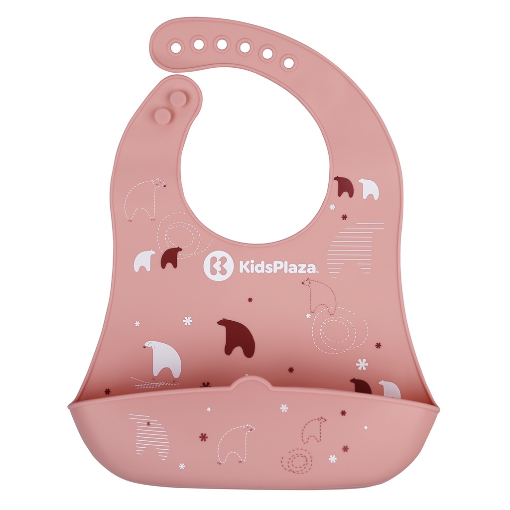 Yếm ăn silicon Kids Plaza BIB023 (Nhiều mẫu)