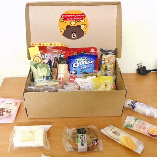 Box  đồ ăn vặt nhỡ