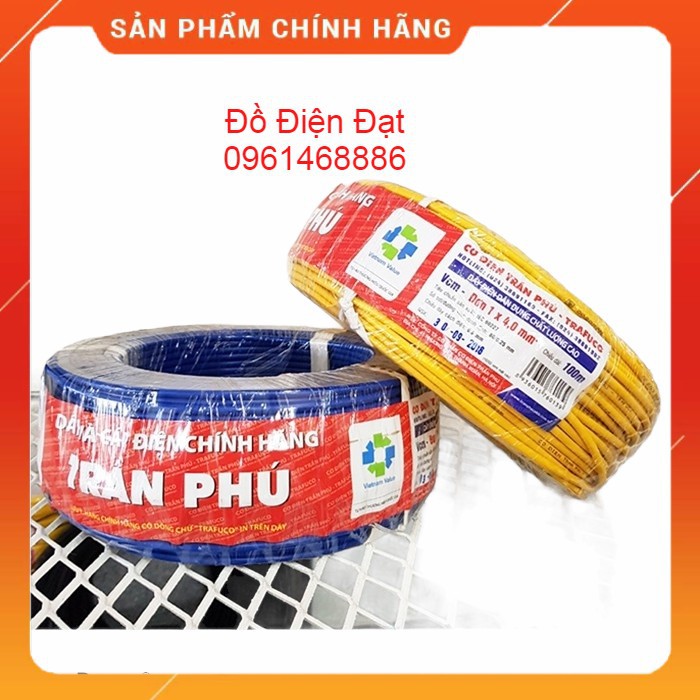 Dây Điện Trần Phú 1x0,75 1x1,5 Chính hãng