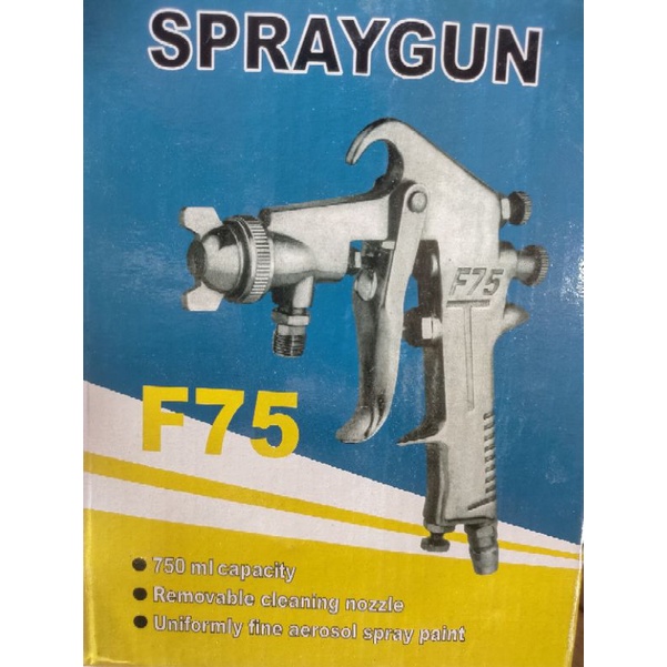 Súng phun sơn phun keo F75 chuyên dụng 750 ml thép không rỉ