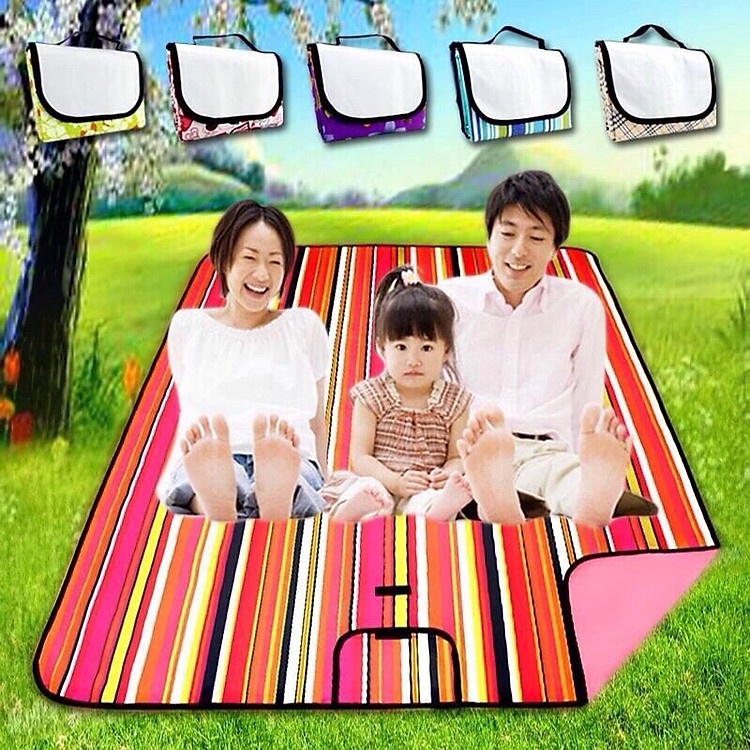 Thảm Trải Đi Du Lịch Gấp Gọn Picnic Dã Ngoại - Bạt Trải Nền Đi Chơi Phượt Theo Hội Nhóm