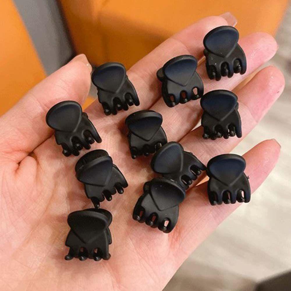 Kẹp Tóc Càng Cua Hình Trái Tim Bằng Acrylic Màu Đen / Đỏ Phong Cách Cổ Điển Thời Trang WMES15H Dành Cho Bạn Nữ