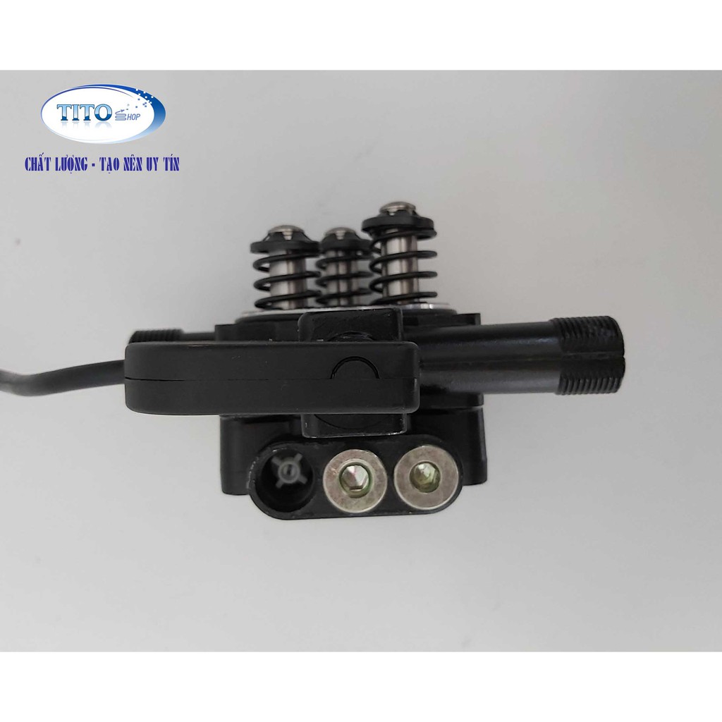 Đầu bơm 3 piton kèm rơ le máy rửa xe cao áp mini - phụ kiện sửa máy rửa xe
