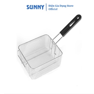 Rổ bếp chiên nhúng điện, vợt bếp chiên 6L Inox