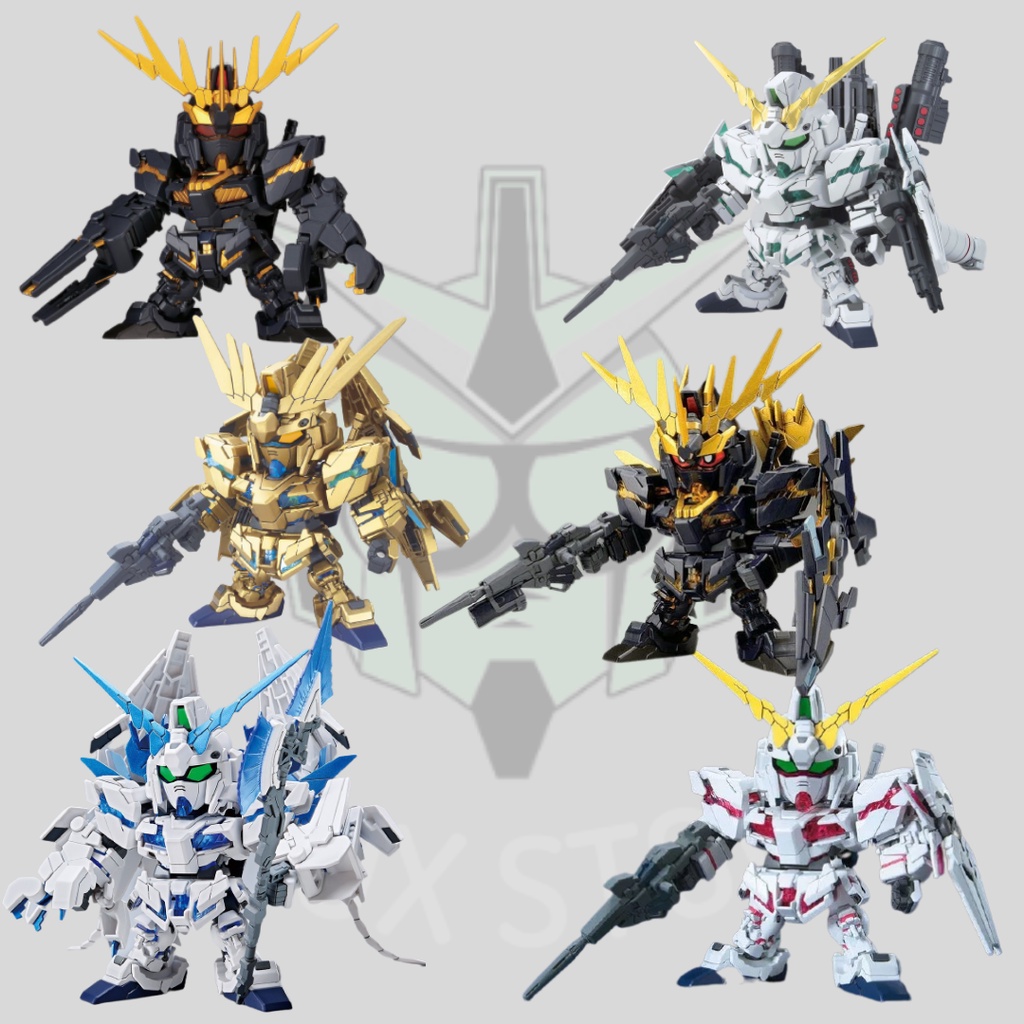 Gundam SD BB Unicorn Mecha Perfectibility Banshee Full Armor Banshee Norn Phenex Mô hình lắp ráp