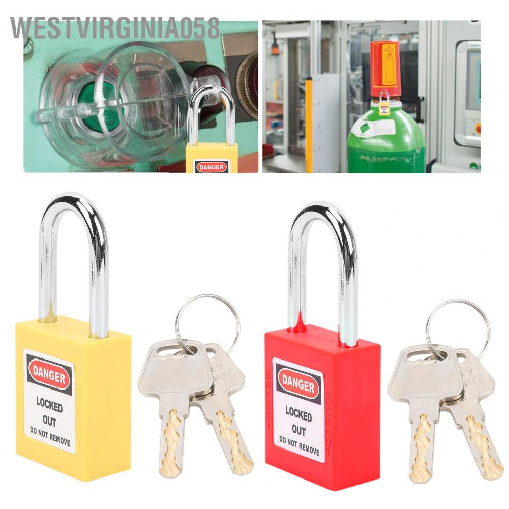 Có thể bán buôn 38mm Lockout Lock Insulation Safety Engineering LOTO Padlock for Machinery Manufacturing Westvirginia058 Hàng giao ngay