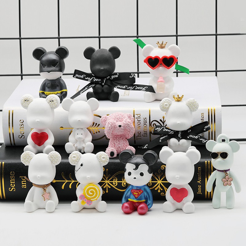 Khuôn Silicon Làm Bánh Kẹo Hình Gấu teddy 15 Kiểu Siêu Dễ Thương