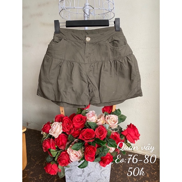 Quần váy chất kaki