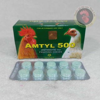 Th gà đá amtyl 500 - 1 vĩ / 10 viên