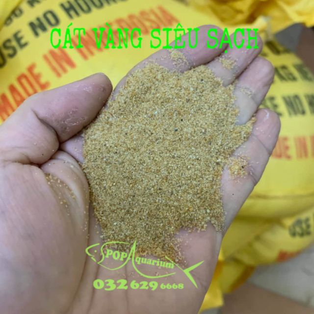 1kg Cát vàng trải nền bể cá