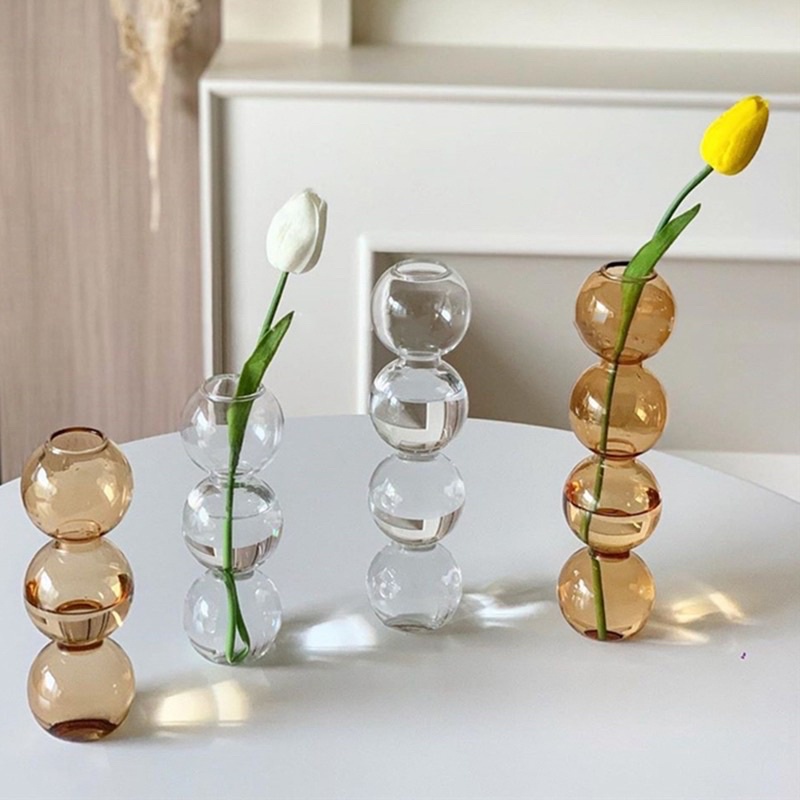Bình Hoa Thủy Tinh Phong Cách Bắc Âu Dùng Để Trang Trí Nhà Cửa