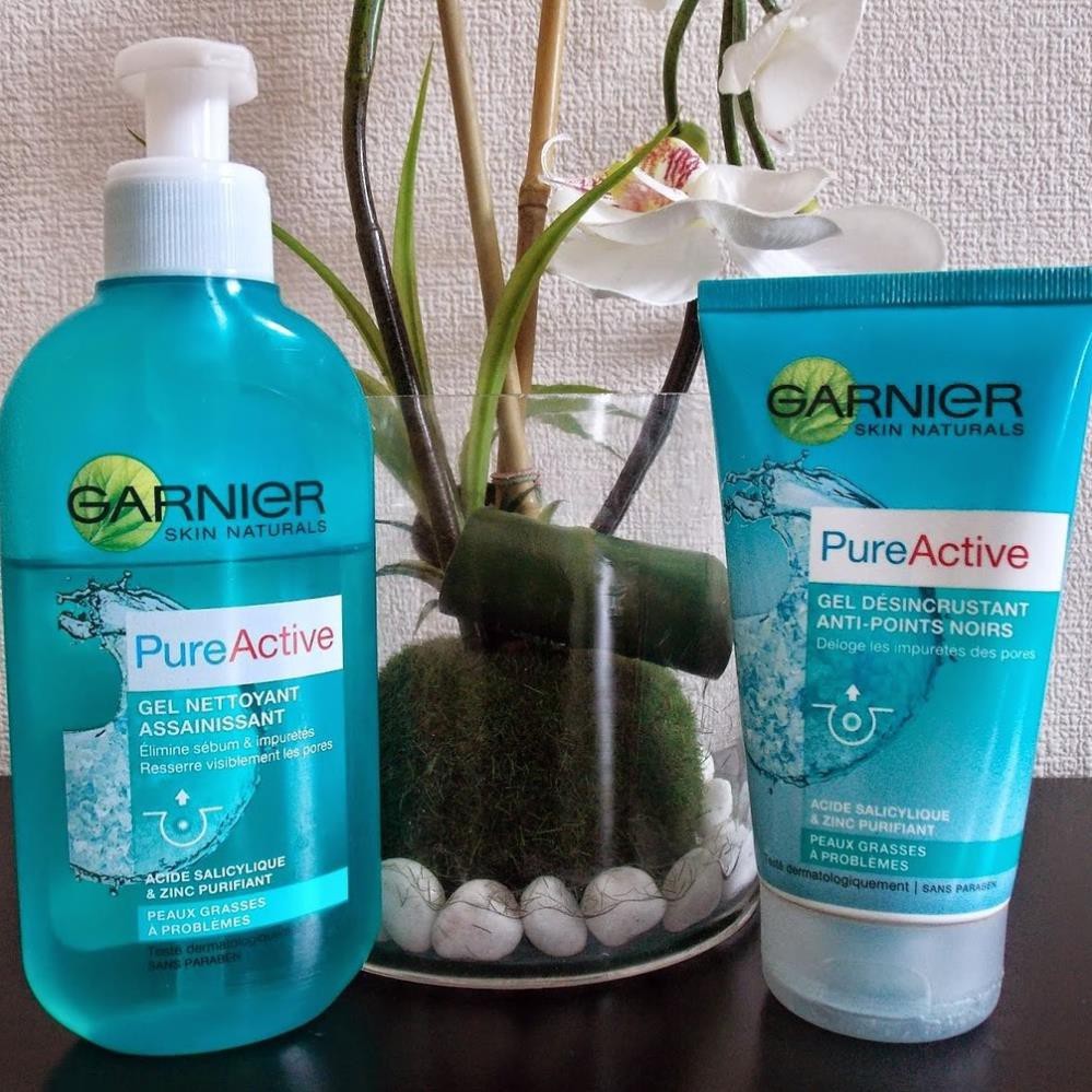 Garnier PureActive Gel Nettoyant Purifiant - Sữa Rửa Mặt Cho Da Nhờn Mụn 200ml