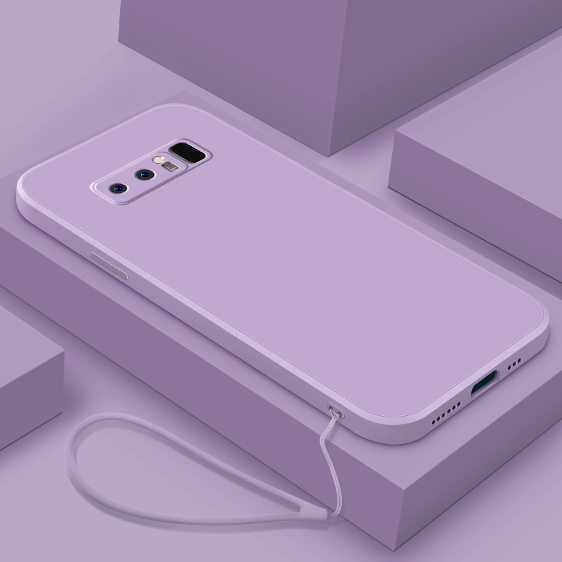 Ốp Điện Thoại Silicon Chống Trượt Có Dây Đeo Cho Samsung Galaxy S10 S9 S10+ Plus S10E