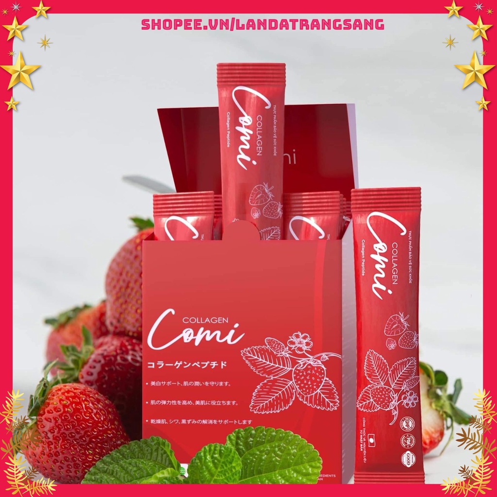 Collagen Comi xóa nám dưỡng trắng da - Hộp 10 Gói