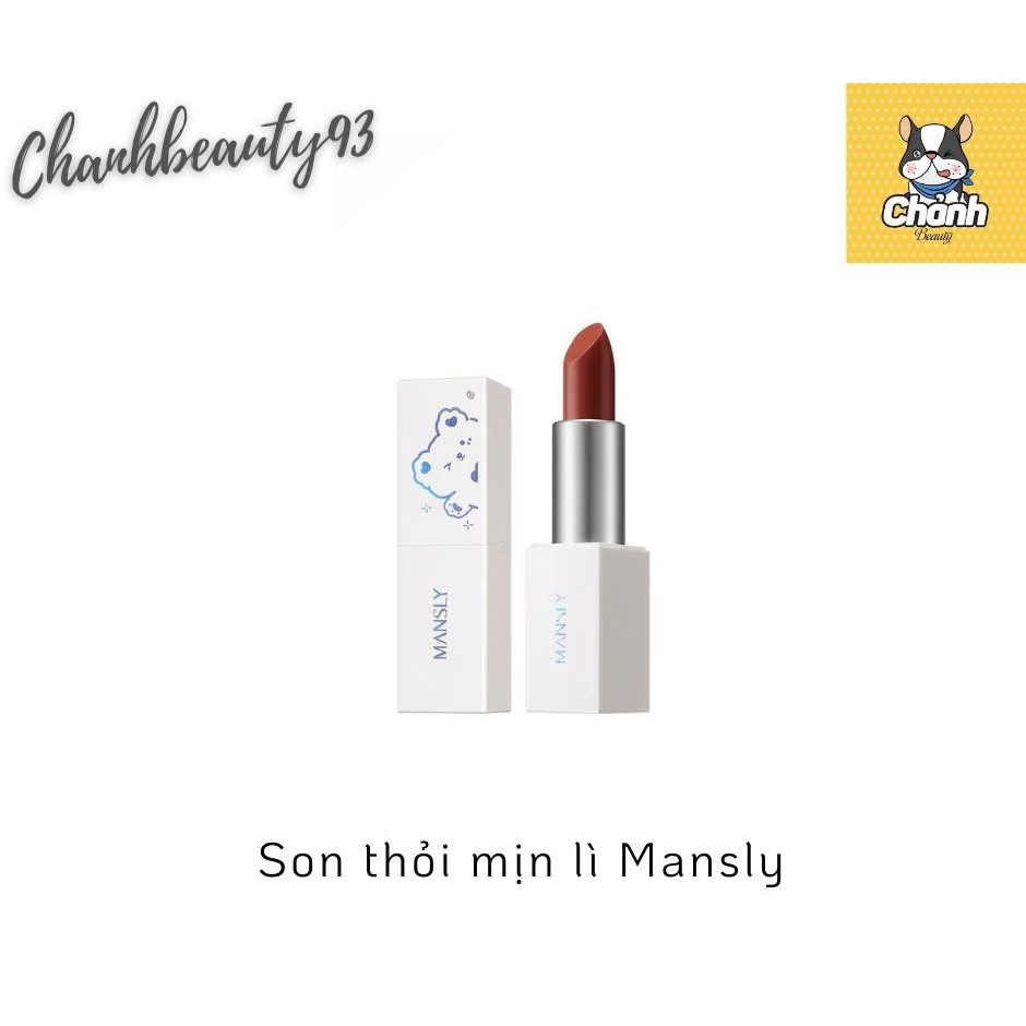 Son thỏi mịn lì Mansly Lucky Bear Light Fog Lipstick | BigBuy360 - bigbuy360.vn