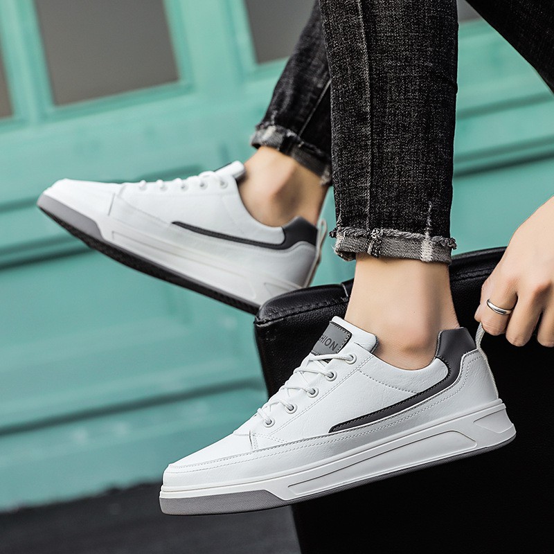 [Sneaker Siêu Phẩm] Bs111 Giày cao cấp mà giá chỉ vài trăm K, Có 2 màu trắng và kem | BigBuy360 - bigbuy360.vn