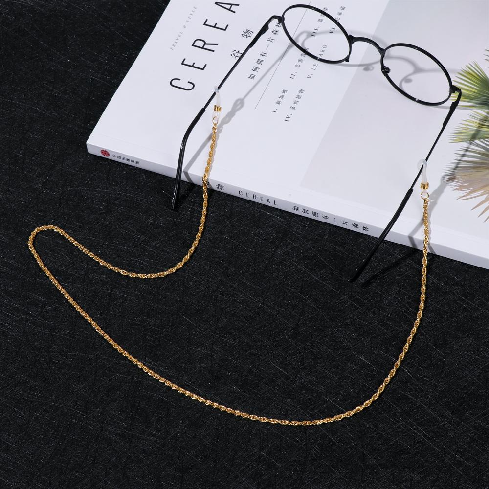 WONDER Dây Đeo Mắt Kính Bằng Kim Loại Chống Trượt Phong Cách Vintage Mới