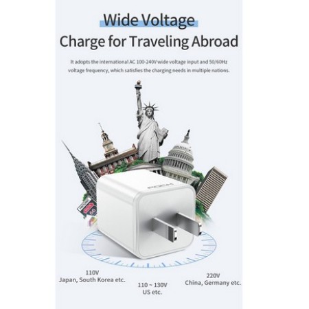 Củ Sạc kèm cáp IPQuick Charga Rock T23 2.4A- Sản phẩm mới