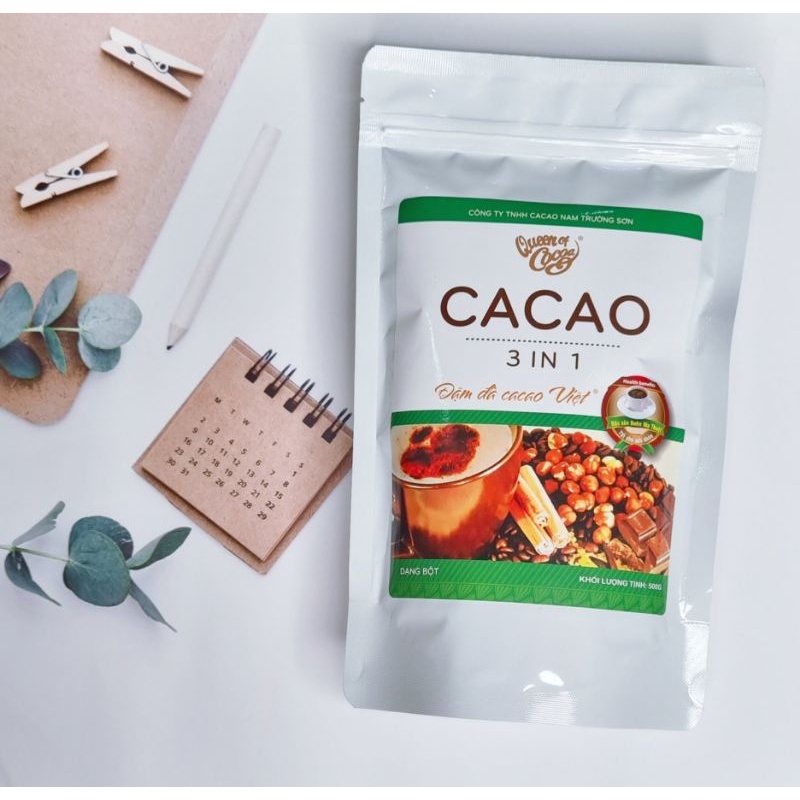 Bột Cacao 3 trong 1 Đăk Lăk đậm vị Nam Trường Sơn (500g)