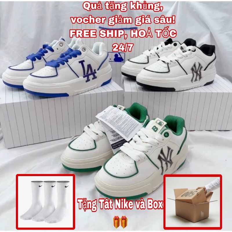 Giày ML.B Chunky Liner New York Yankees ‘Off White’ 3ASXCA12N-50WHS Hàng Chuẩn SC