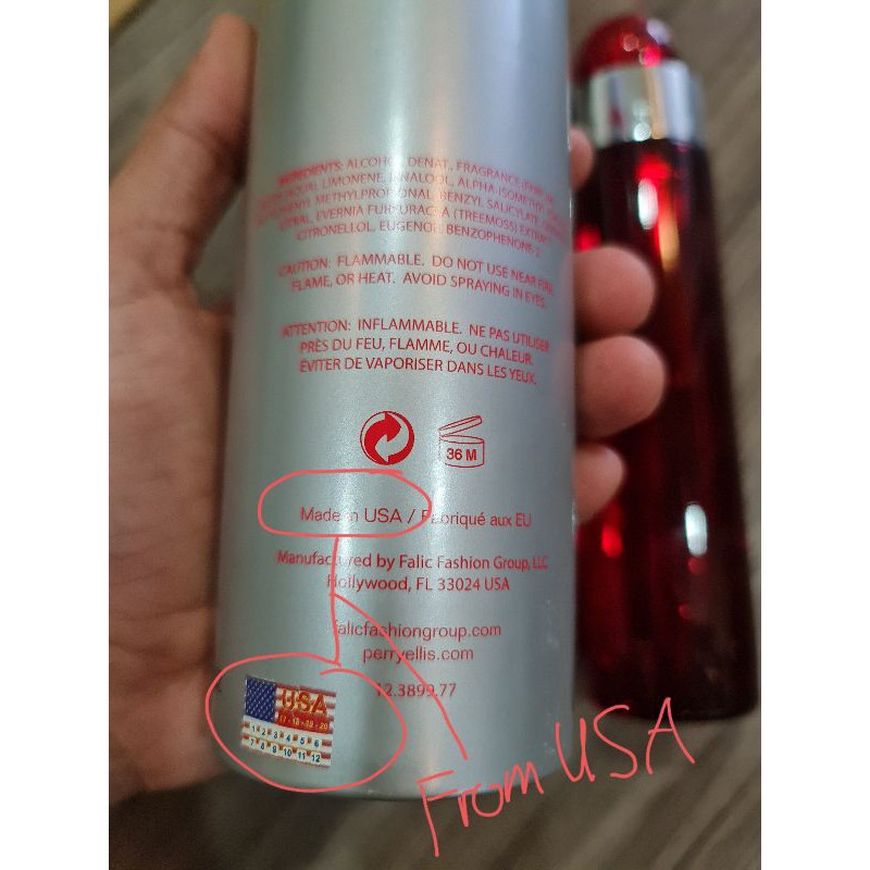 (Hiếm) Nước hoa nam Perry Ellis 360 Red 200ml EDT chính hãng Mỹ | BigBuy360 - bigbuy360.vn