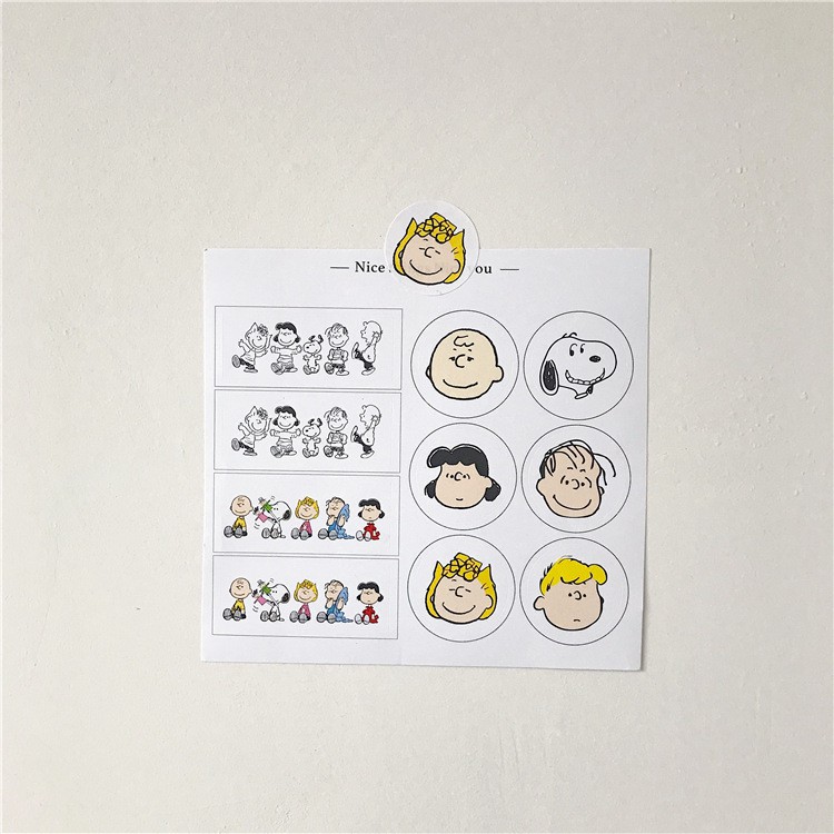 Hình dán Sticker cún con cậu bé dễ thương hãn dán điện thoại vali tự lam phong cách Hàn Quốc