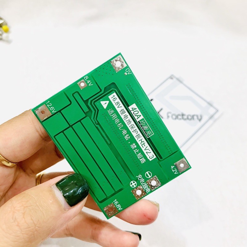 Mạch 4s 14,4v - 16,8v tự cân bằng cell