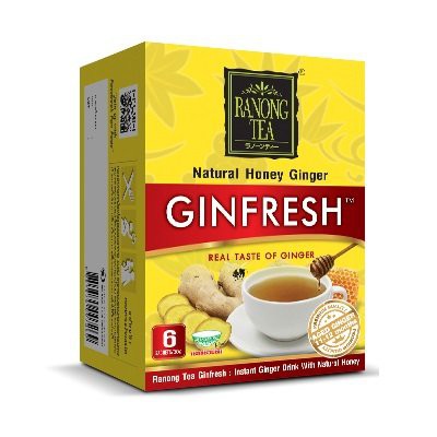 Trà Gừng Mật Ong Ranong Tea Hộp 72G