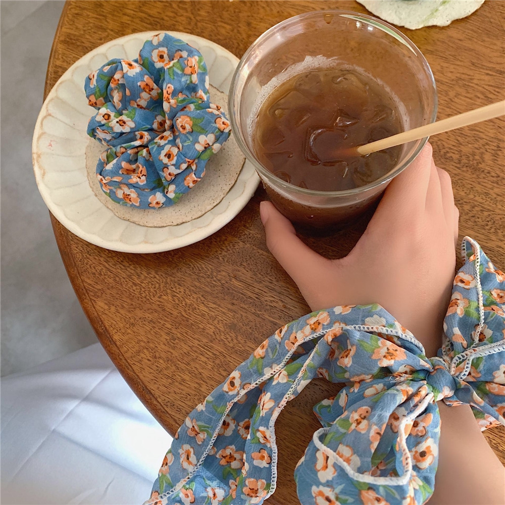 Băng Đô Vải Họa Tiết Hoa Xinh Xắn Cho Nữ