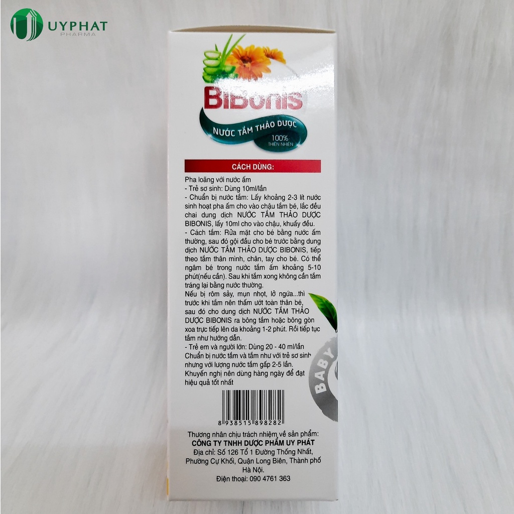 Nước tắm thảo dược cho bé Bibonis, nước tắm thảo mộc - Món quà thiên nhiên cho làn da nhạy cảm