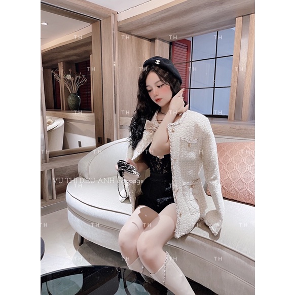 ÁO MANGTO LEN DÁNG NGẮN