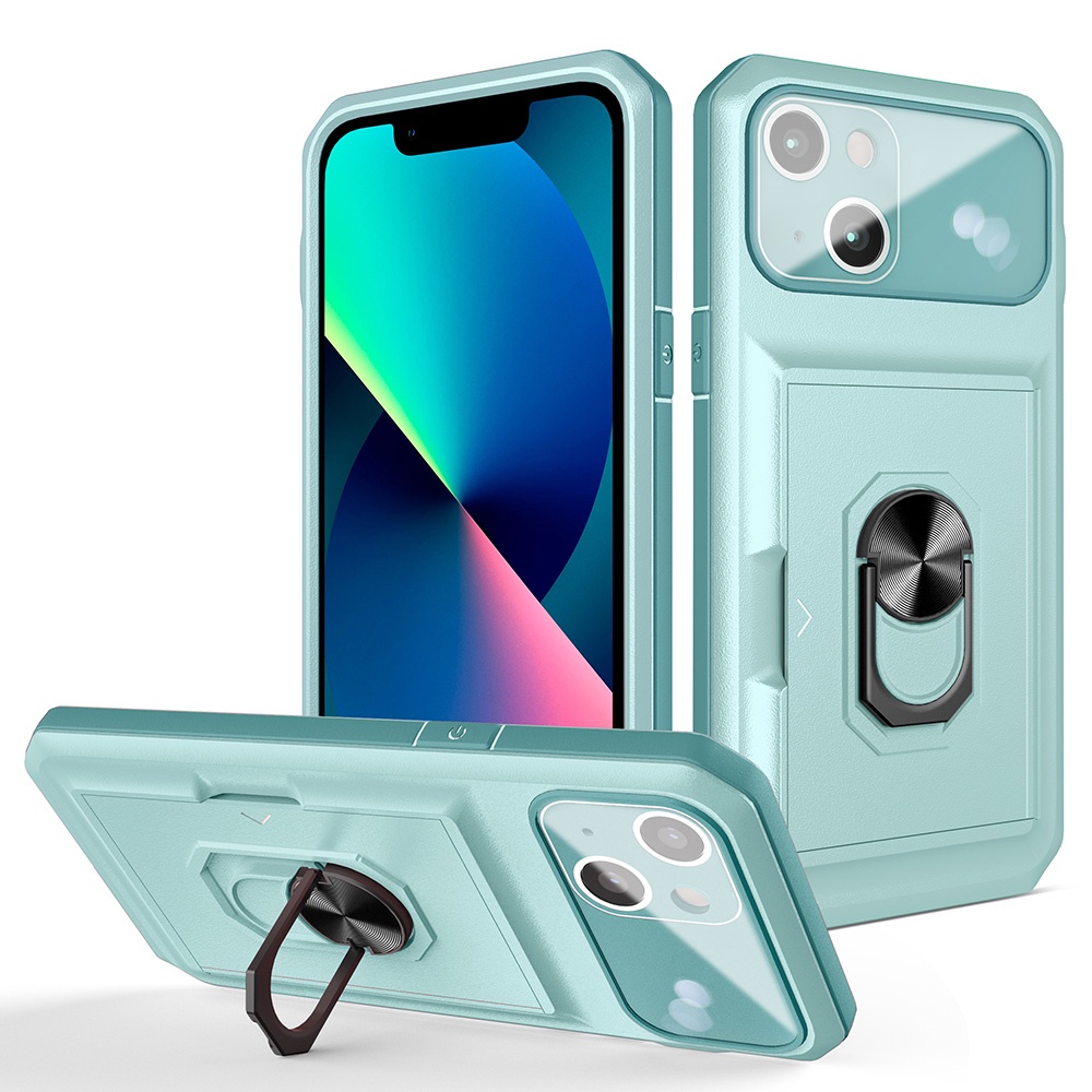 iPhone 11 ốp lưng Card Holder Armor Hard Case iPhone 11 Pro Max iPhone 7 8 7 Plus 8 Plus iPhone X XS XR XS Max Metal Car Magnetic Ring Bracket Fashion Casing