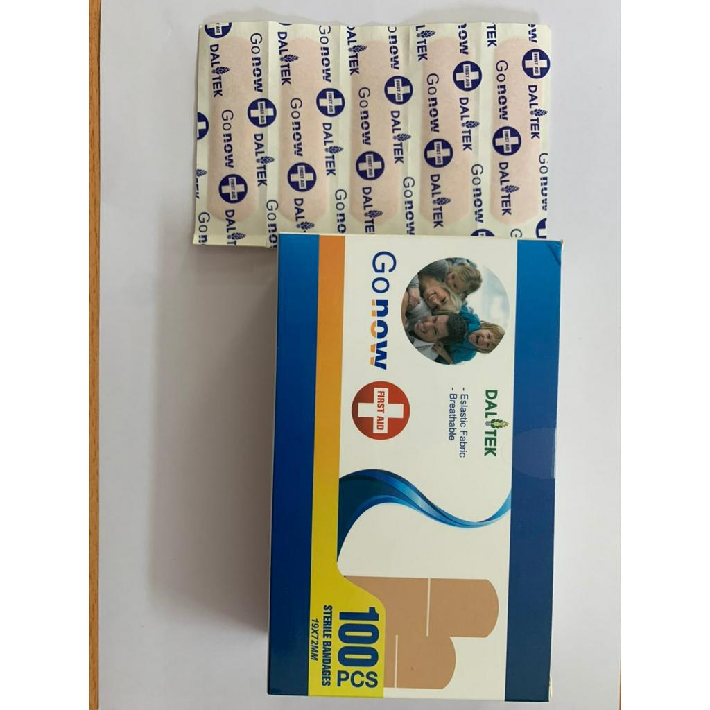 Băng dính cá nhân GONOW-DALITEK, hộp 100 miếng.