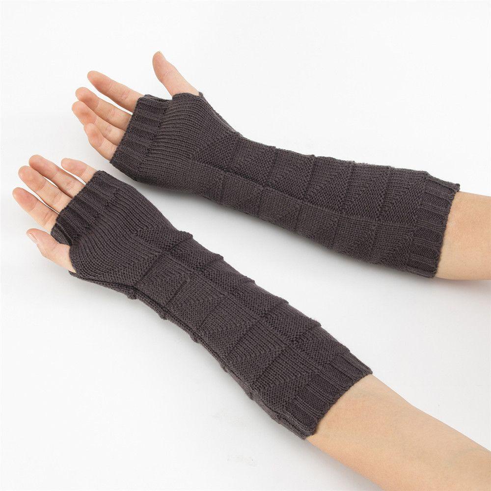 Găng Tay Len Dài Mềm Mại Giữ Ấm Cánh Tay