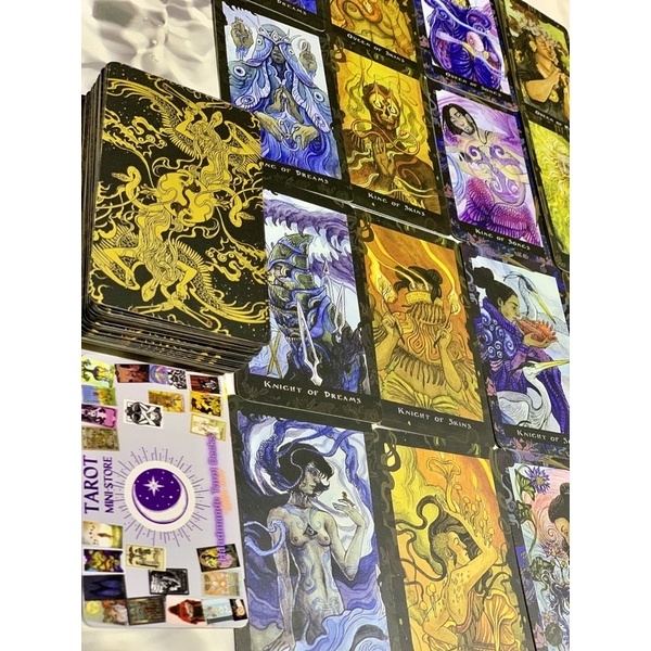 Bộ Bài Blood Moon Tarot Size Gốc, Chất Liệu Giấy Cao Cấp
