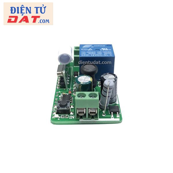 Mạch Điều Khiển RF 315MHz 433MHz 1 Relay 220VAC - Học Lệnh