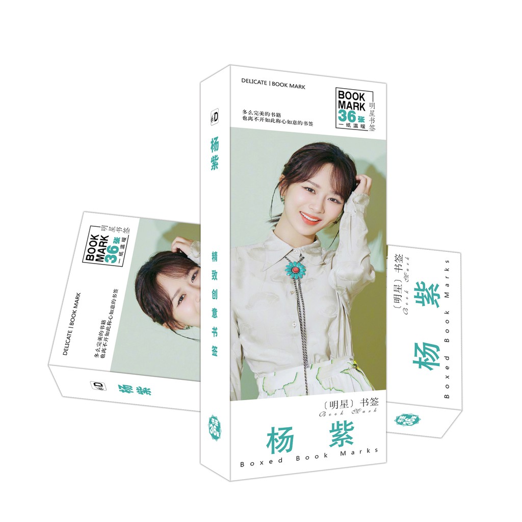 Bookmark Dương Tử bộ thẻ đánh dấu sách 36 tấm