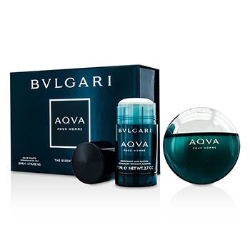Gift Set nước hoa nam Bvlgari Aqva Pour Homme 2pcs