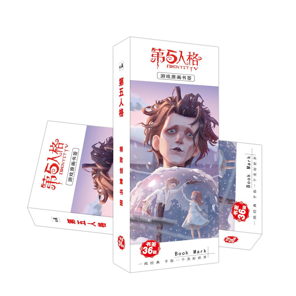 Bookmark identity v nhân cách thứ 5 hộp ảnh tập ảnh đánh dấu sách kẹp sách tiện lợi 36 tấm