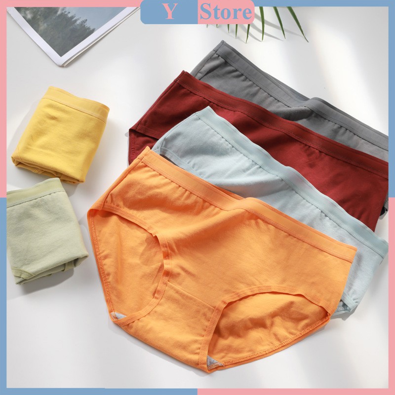 Quần Lót Nữ Cotton Cạp Vừa Thoáng Mát Thấm Hút Kháng Khuẩn 623