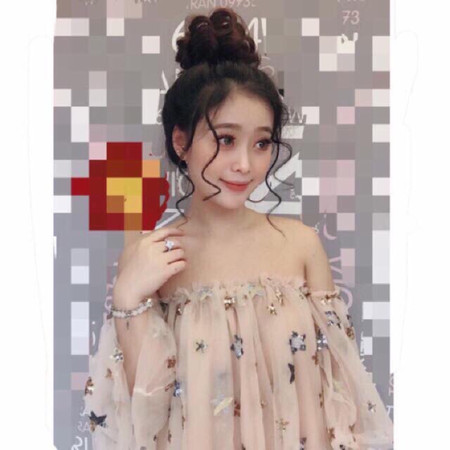 Búi hoa cute dễ thương-hình thật❤️